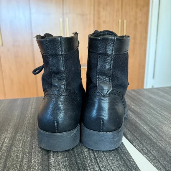 The Rail Black Leather Men's Boots size EU 41 or US 9 - Picture 4 of 8